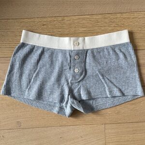 NWOT Brandy Melville grey ribbed boyshort
